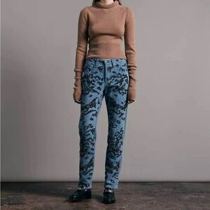 Rag & Bone embroidered sequin jeans
